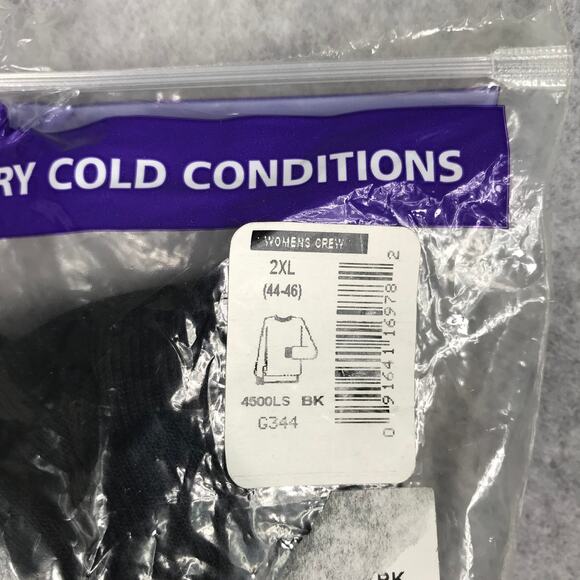 Indera Thermal Top XXL Ribbed Knit Silvadur Base Layers Wicking Soft Ski Snow - Picture 4 of 7